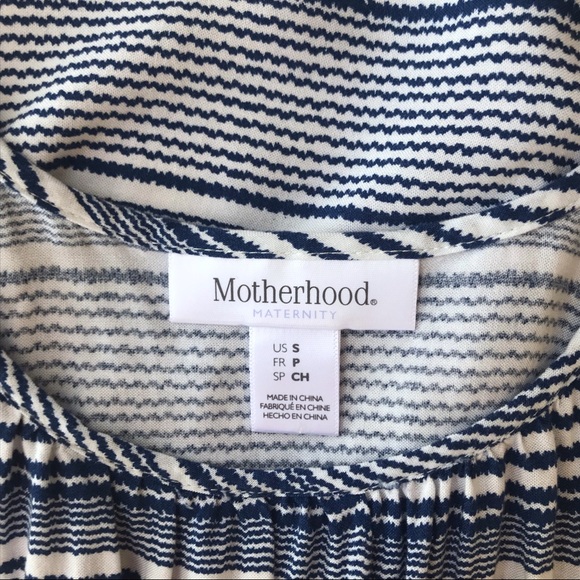 Motherhood Maternity Striped Tank Top Shirt Small - Picture 6 of 7